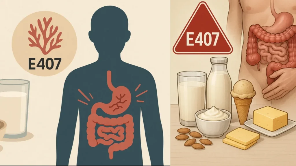 Carrageenan (E407) and its effect on the digestive system